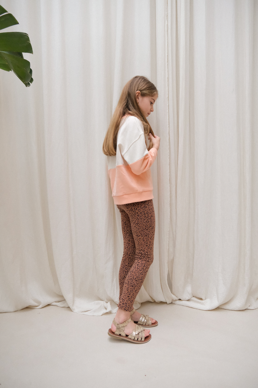 Legging Ondine kid ##2799CX Leo Marron