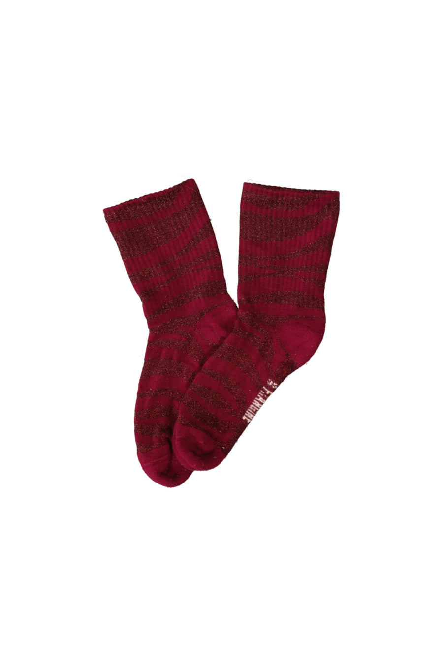 Chaussettes Georgette kids ##2799DF zèbre bordeaux