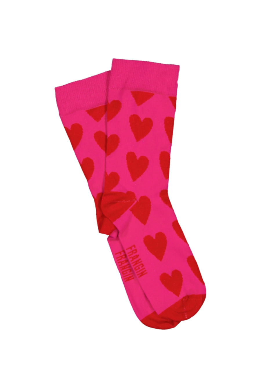 Chaussettes Georgette ##2699AF Coeur Rouge Femme