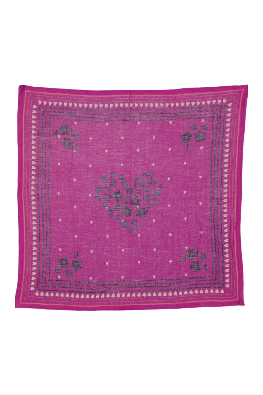 Foulard Jade ##2799AW Trèfle violet grand