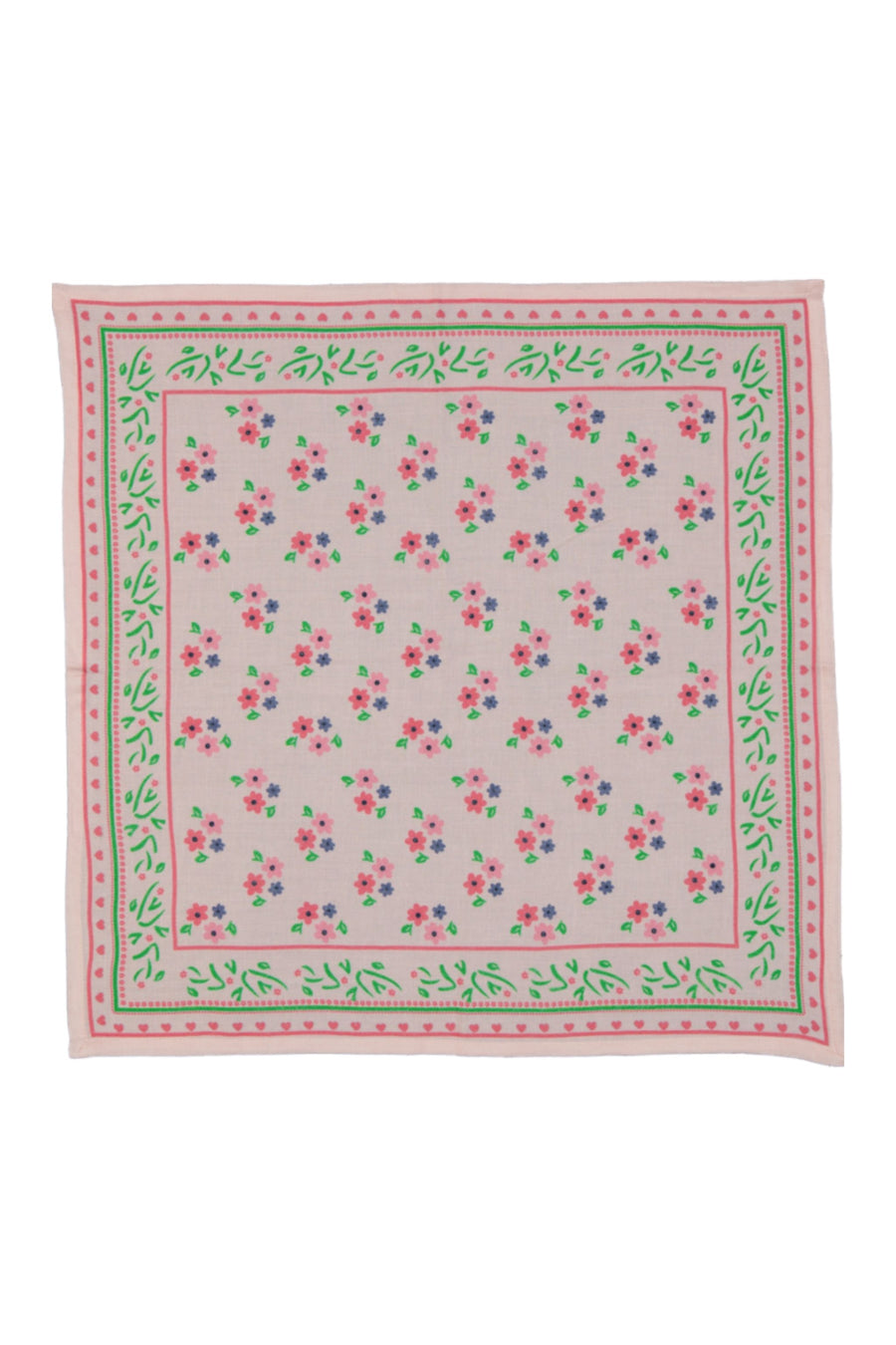 Foulard Jade ##2799AO fleurs multico grand