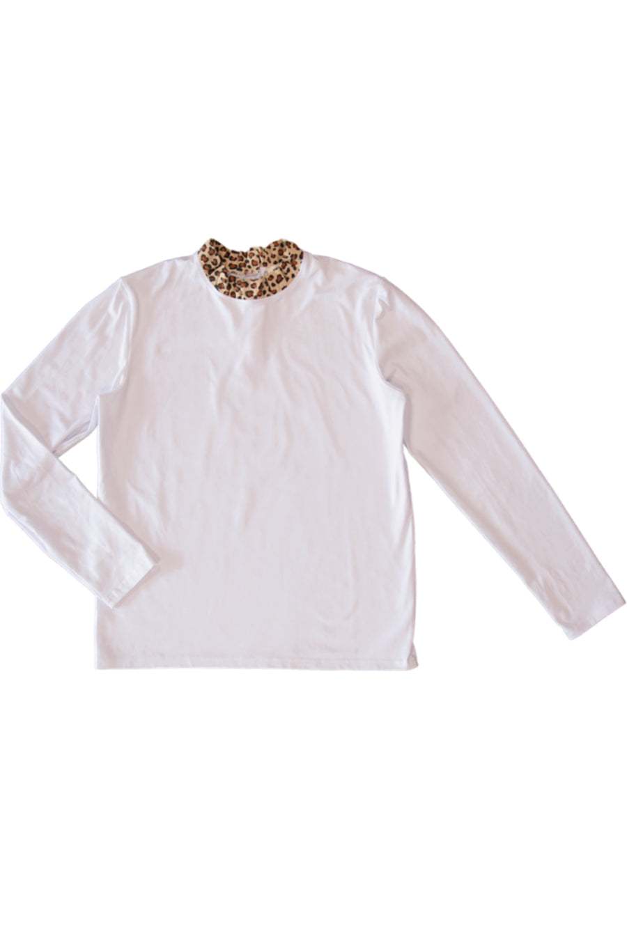 Tee-shirt Loulou ##2745 blanc & léopard